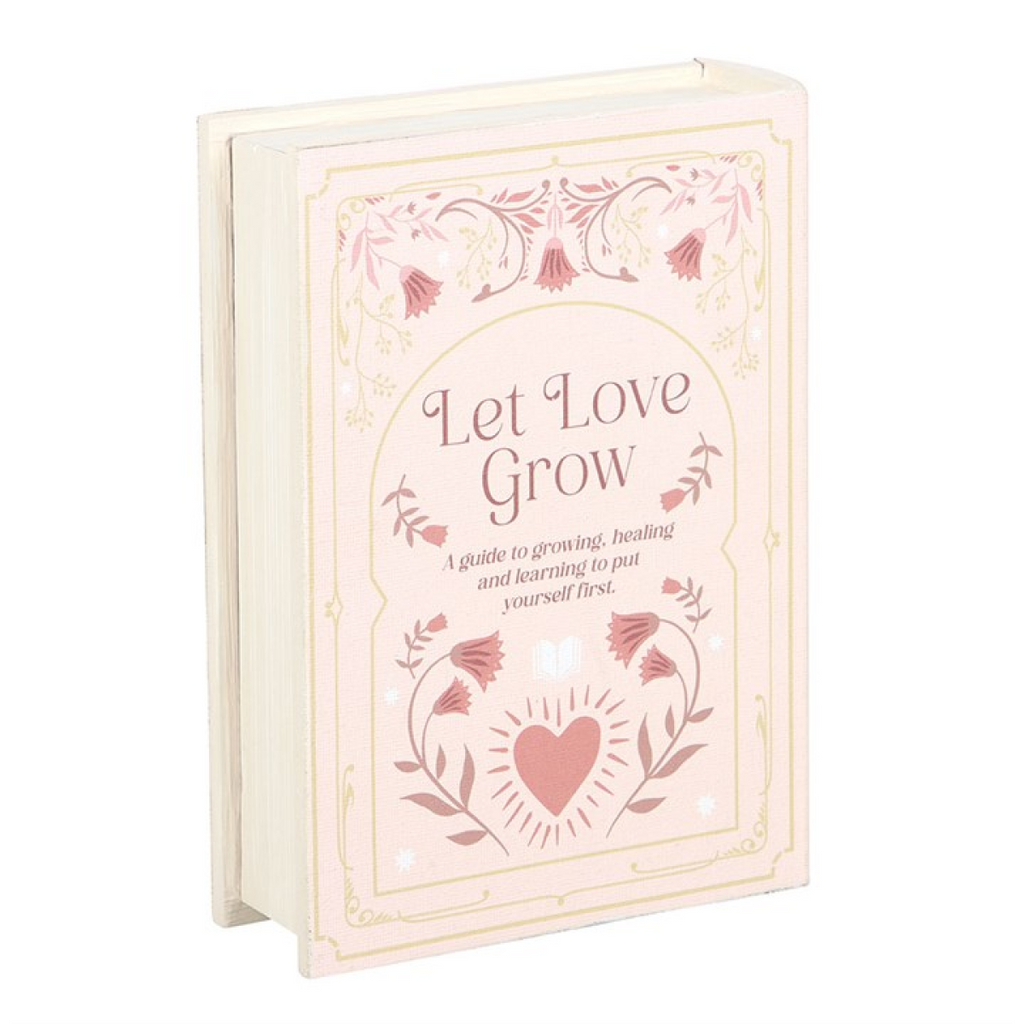 Pink Book Shaped Storage Box