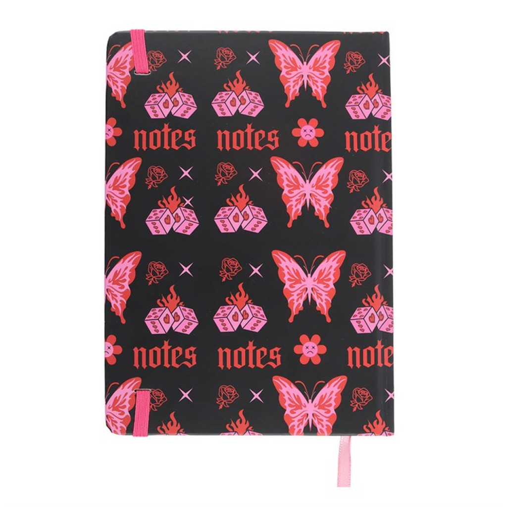 Flaming Butterfly A5 Notebook