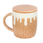 Waffle Mug and Coaster Set