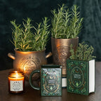 Green Witch Book Shaped Mug