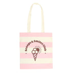 Pink Scoops & Smiles Club Polycotton Tote Bag