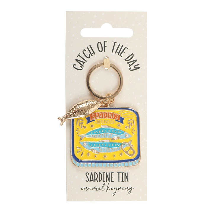 Sardine Tin Keyring
