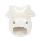 White Butterfly Oil Burner