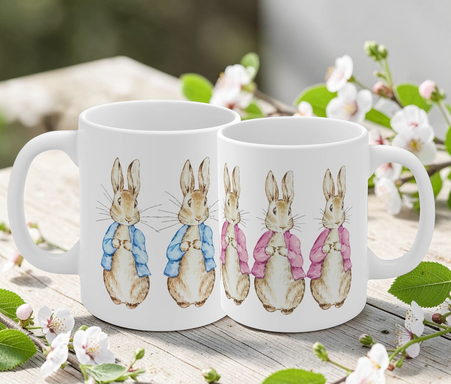 Cute Bunny Design Mug